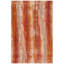 Tapis Flint2 moderne à l'aquarelle abstraite orange, rouge et crème, lavable en machine, antidérapant, à poils courts, pour l'intérieur et l'extérieur, adapté aux animaux domestiques, idéal pour le salon, la chambre, la salle à manger, l'entrée, le corridor ou le bureau.-451317188