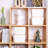 Citylife 2 PCS Storage Bins With Bamboo Lids Plastic Storage Containers For Organizing Stackable Storage Box With Handle, 10.23 X 7.08 X 6.3 Inch