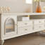 Meuble télé blanc simple et lumineux-105344983