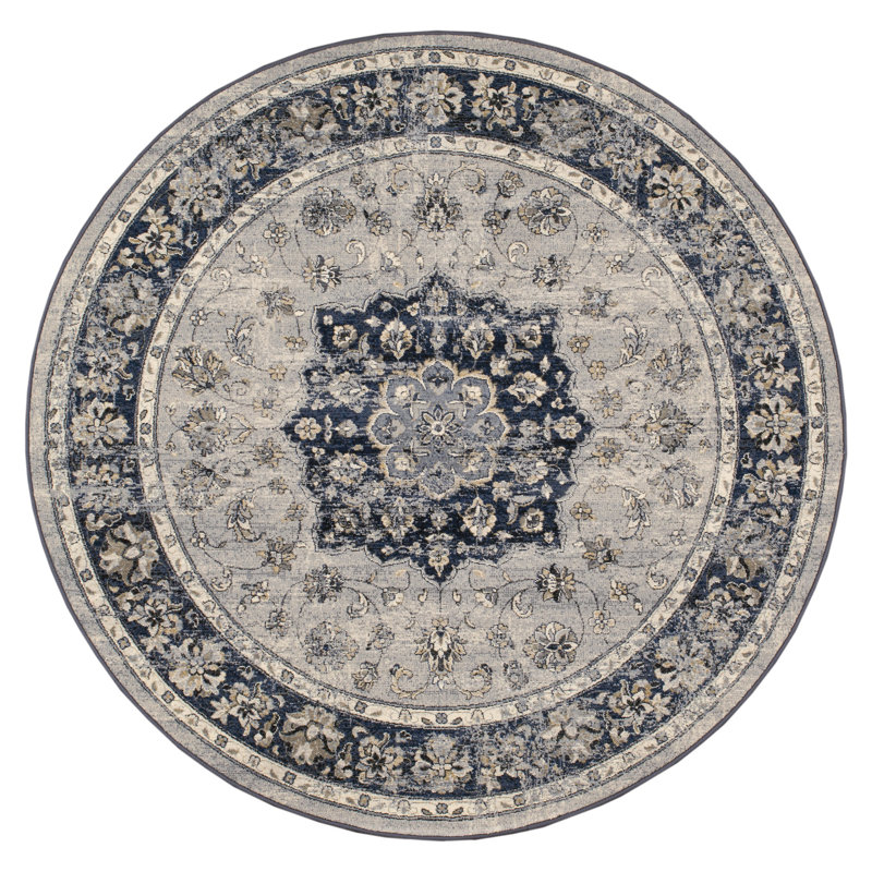 Abbie Oriental Area Rug, Round 200cm