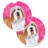 Ceramic Round 2 Piece Car Coaster Set-768920802