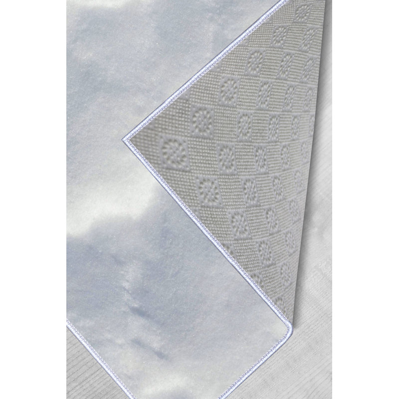 Soft & Durable Area Rug, 5.2 x 7.5 Feet, 100% Polyester, 650 g/m², 0.3 in Pile Height | Non-Slip PVC Dot Underside | Machine Washable, 3D Digital Print | Perfect for Living Room, Bedroom & Office Decor