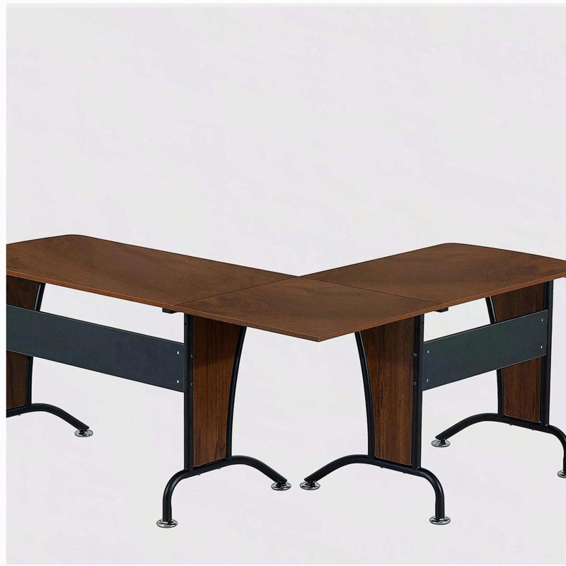  Bureau en L avec option de bureau d'équipe en ligne