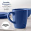 Tower 16 Piece Dinner Set, Smooth Matte Glaze Finish, Crafted from Strong & Durable Stoneware, Chip & Scratch Resistant, Dishwasher & Microwave Safe, T867035SGE-131439083