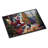 Boston Terrier and Santa Claus Doormat-668768636