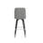 James Metal Barstool with Swivel Vinyl Upholstered Bucket Seat and Footrest-55850516-100041923