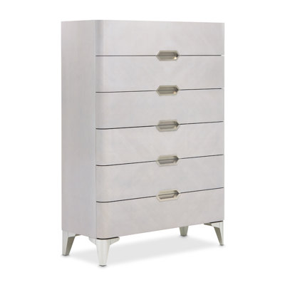 Penthouse 6-Drawer Chest - Ash Gray