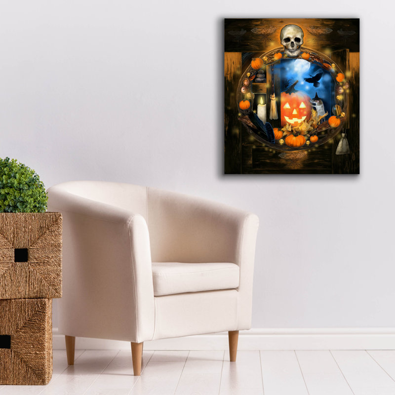 Art mural sur toile Epic Graffiti «Cabinet entre les mondes» par Art and a Little Magic, H 30 po x l 26 po x P 1,5 po
