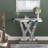 Amla 35.43" Mirrored Glass Console Table-72162356