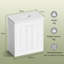 Holbrook White Bathroom Storage Box