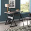 Alsen Corner Metal Base Writing Desk