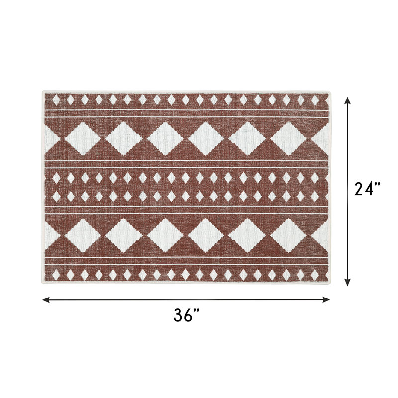 Tapis de cuisine Jaason, Rouge