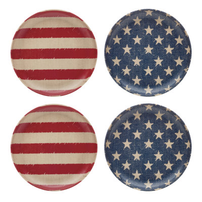 Oneida Vintage Americana Accent Plates - Set Of 4
