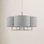 Vino Steel Dimmable Drum Chandelier