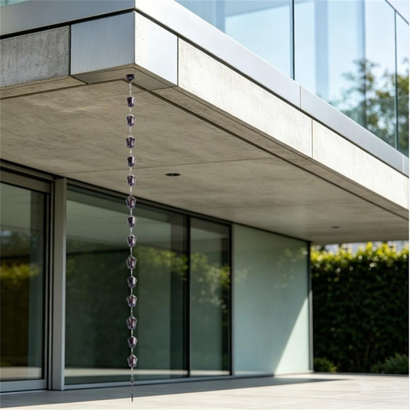 Iron No Subject Rain Chain