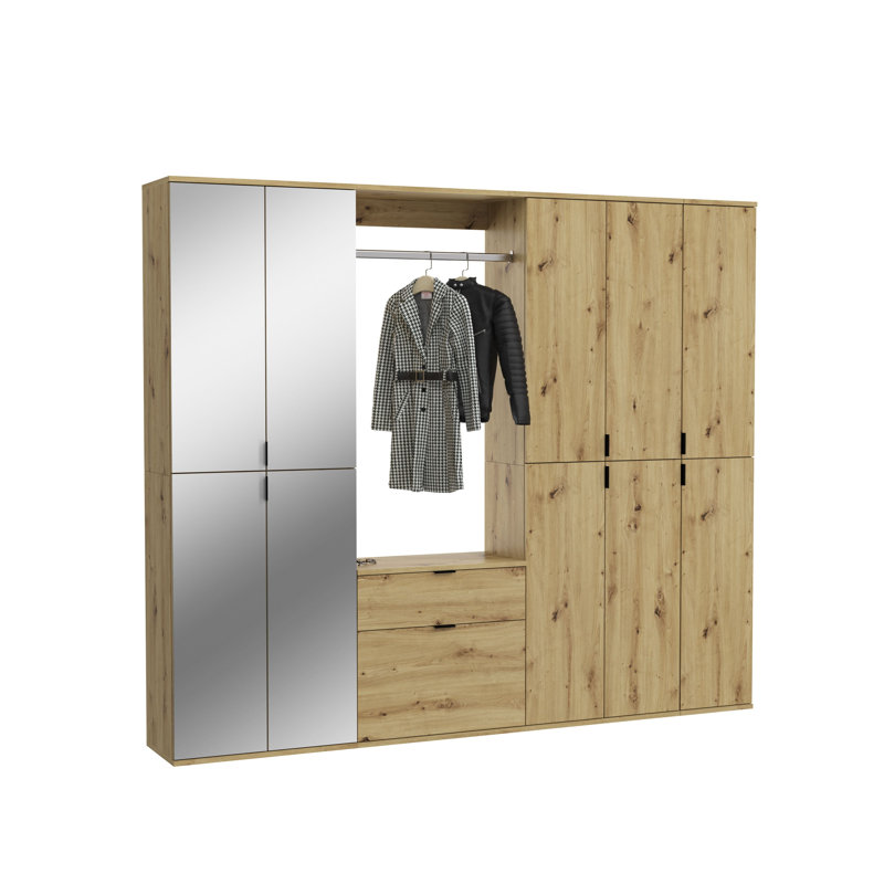 Myisha Wardrobe Combination, Artisan oak