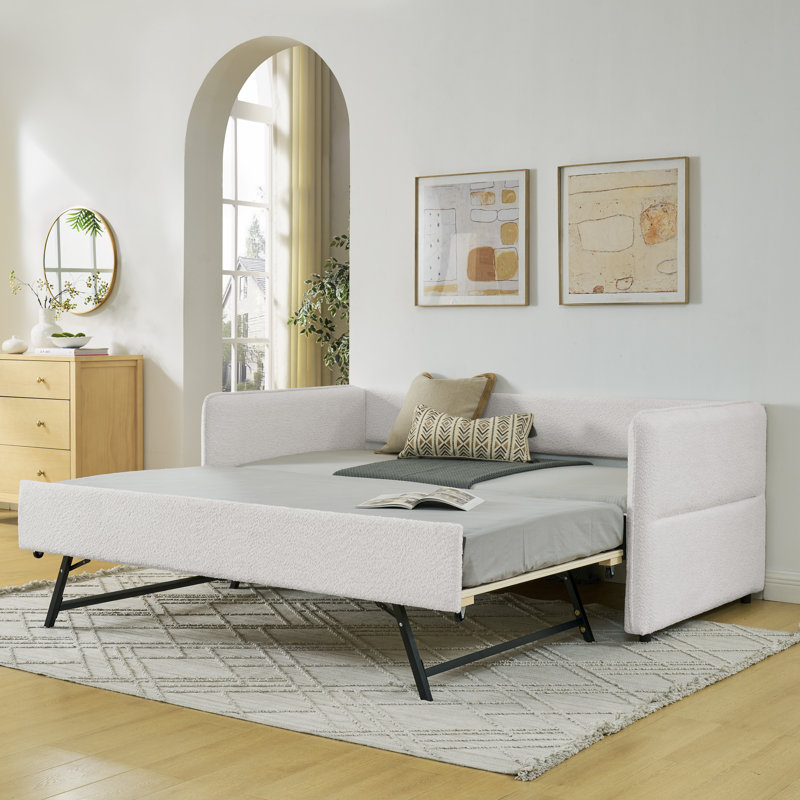 Canapé-lit capitonné Day Bed With, Lit simple