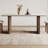 Rectangular pure white dining table-109869510