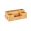 Bamboo Rectangle Flatware Caddy