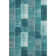 Premium Machine Washable Cerrito Teal Rug