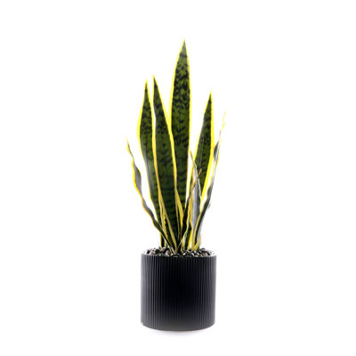 Faux Plant in Ceramic Planter