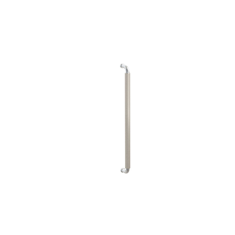 Poignée électroménager Emtek, Chrome poli / nickel satiné