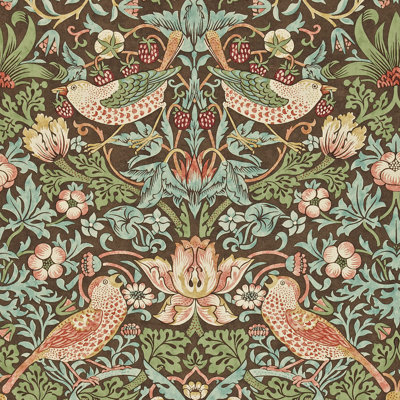 Strawberry Thief 10.05m x 52cm Matte Wallpaper Roll