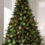 6ft Green Artificial Christmas Tree with 210 White Lights with Stand-121676257