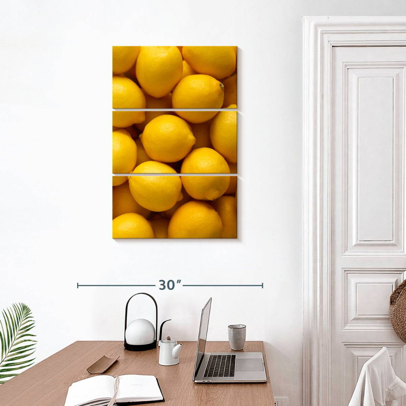 Yarlin Pile Of Lemons, 32" H x 20" W