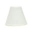 Abat-jour empire en tissu gaze (attache) blanc