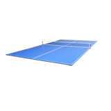 Plateau de conversion de table de tennis de table 4 pièces JOOLA Tetra - Comprend un ensemble de filet de ping-pong - Plateau de conversion pour tables de billard et billard