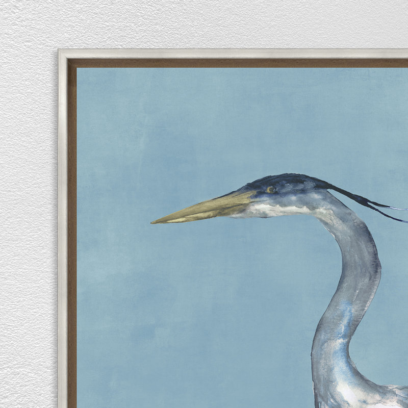 Sapphire Heron I Print by Nash Rambler, 31.5" H x 25.5" W