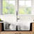 Karran Retrofit Farmhouse Apron Front Quartz Composite 34'' X 21-1/4'' 50/50 Double Bowl Kitchen Sink-35699286