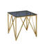 Briant Glass Top Frame End Table