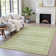 Machine Washable Indoor/Outdoor Xhevrie Sage Rug