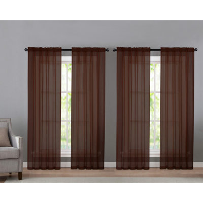 Panneau de rideau transparent d'extérieur Sarber Basic