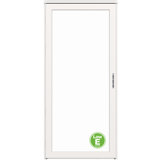 Platinum Interchangeable Full Glass Storm Door with Low-E (handle sold separately)