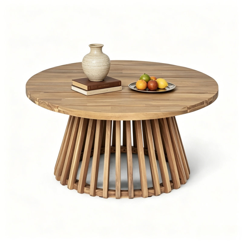 Acacia Wood Patio Coffee Table