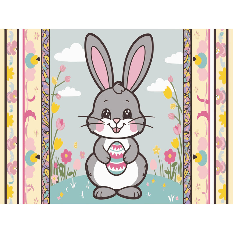 Tapis de vacances de Pâques The Holiday Aisle®, Rectangulaire 8 pi x 12 pi