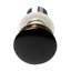 Drain escamotable en céramique noire mat pour évier avec trop-plein AL80 Brand AB8056-BM-58646701