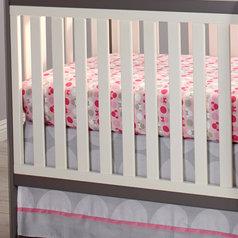 Disney Greenguard Gold Certified Floral - Piece Standard Crib Fitted Sheet