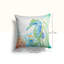 Coussin décoratif d'extérieur Laural Home Sea Life