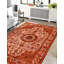 Tapis unique en laine noué à la main de style nouvel an 6 pi 6 po x 9 pi 9 po Swader