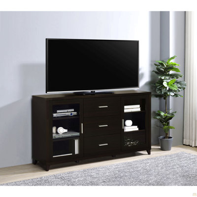 3-Drawer Rectangular TV Console