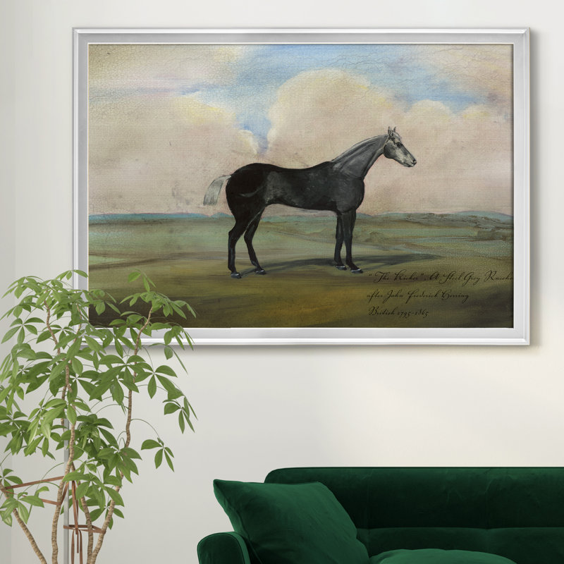 The Kicker, a Steel Grey - Cadre photo, reproduction d'art sur toile, H 26,5 po x l 36,5 po x P 1,5 po, Argent
