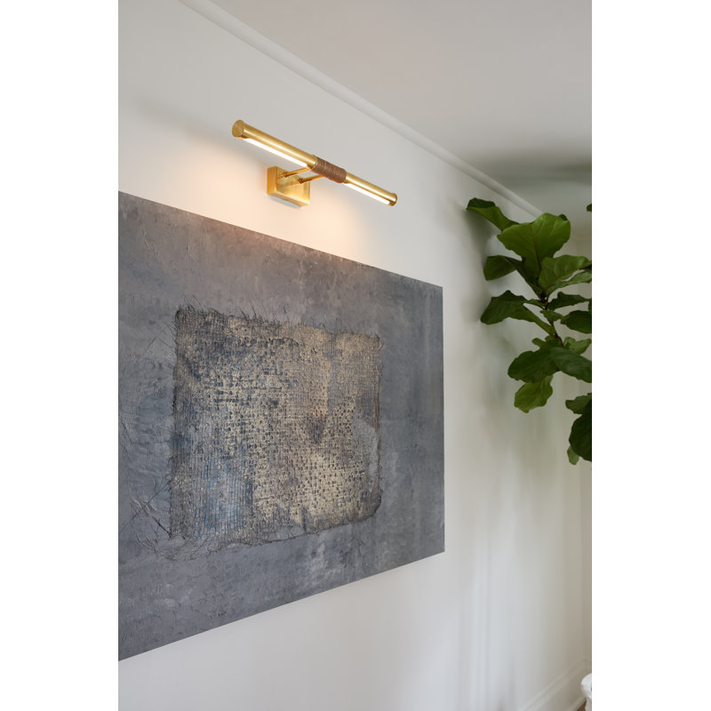 HALLSTEAD 1 LIGHT PICTURE LIGHT, 3" H x 18" W x 3" D