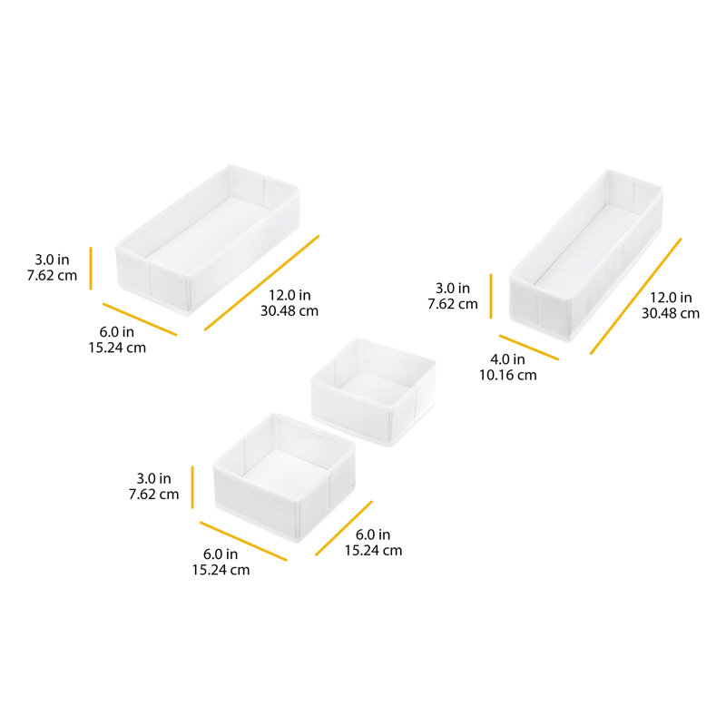 Dotted Line™ Bin, White