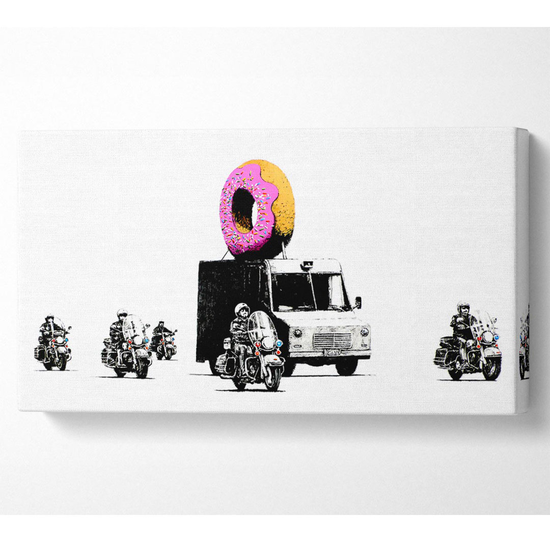 Donut Security - Kunstdrucke auf Leinwand - Wrapped Canvas