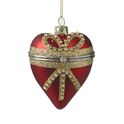 10cm Glass Hanging Figurine Ornament