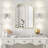 Contemporary Crystal Wall Light With Chrome Finish-1724743725